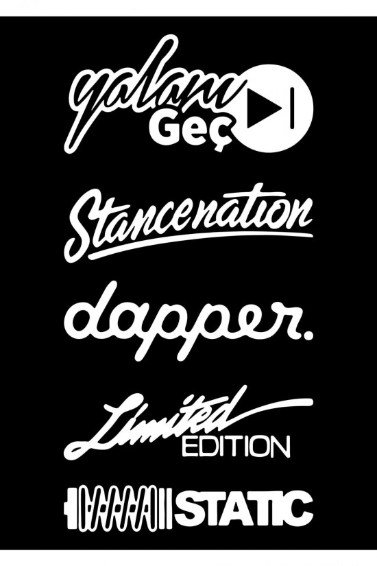 Arka Cam Sticker Set Oto Sticker Araba Sticker 20 X 35 Cm