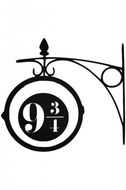 Harry Potter Platform 9 34 King Cross Station Sticker Araba Oto Arma Duvar Sticker Çıkartma 20 Cm