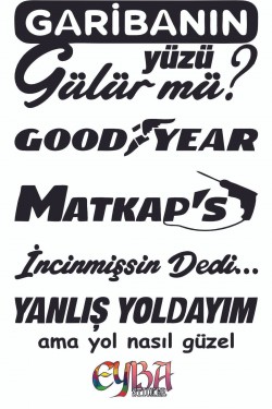 20 X 33 Cm Arka Cam Sticker Set Oto Sticker Araba Sticker