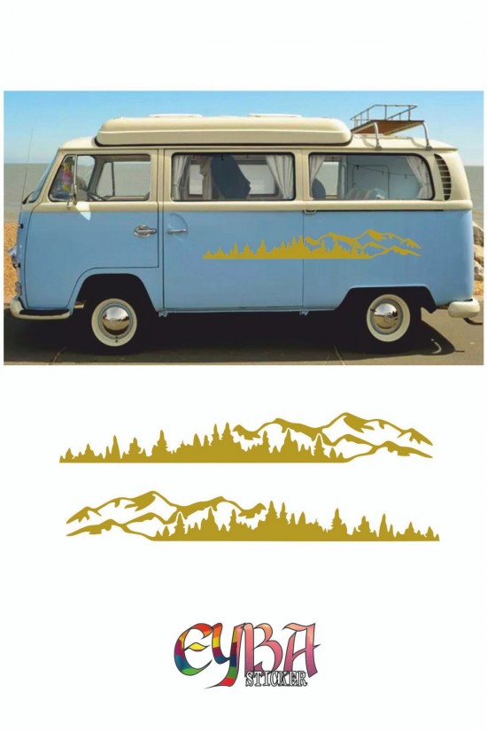 100x17 Cm 2 Adet Dağ Manzara Off Road Kamp Sticker Oto Sticker Araba Sticker Karavan Sticker 100x17 Cm 2 Adet Dağ Manzara Off Road Kamp Sticker Oto Sticker Araba Sticker Karavan Sticker