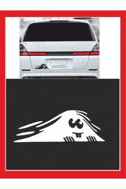 Yeni Trend Sevimli Bakan Adam Sticker - Oto Sticker - 20*7cm