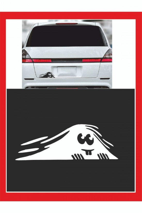 Yeni Trend Sevimli Bakan Adam Sticker - Oto Sticker - 20*7cm