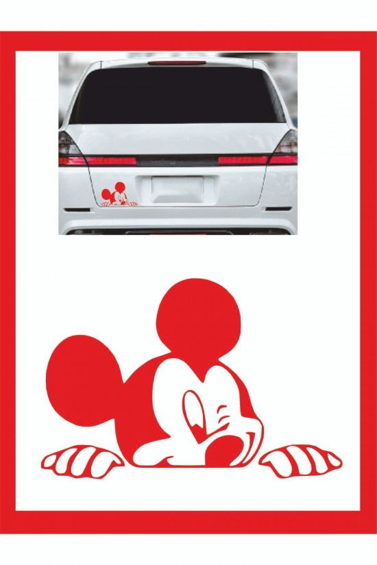 Mikimause Göz Kırpan - Oto Sticker 15*10cm - Araba Sticker - Oto Sticker-orjinal Ürün Garantisi Mikimause Göz Kırpan - Oto Sticker 15*10cm - Araba Sticker - Oto Sticker-orjinal Ürün Garantisi
