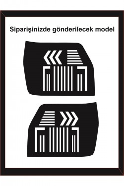 Fiat Uno Stop Farı Led Görünümlü Folyo Kaplama Çizim-birebir Uyumlu