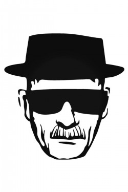 Heisenberg Breaking Bad Sticker Oto Arma Duvar Çıkartma 20 cm
