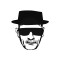 Heisenberg Breaking Bad Sticker Oto Arma Duvar Çıkartma 20 cm