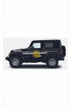Pusula Dağ Off Road Araba Sticker