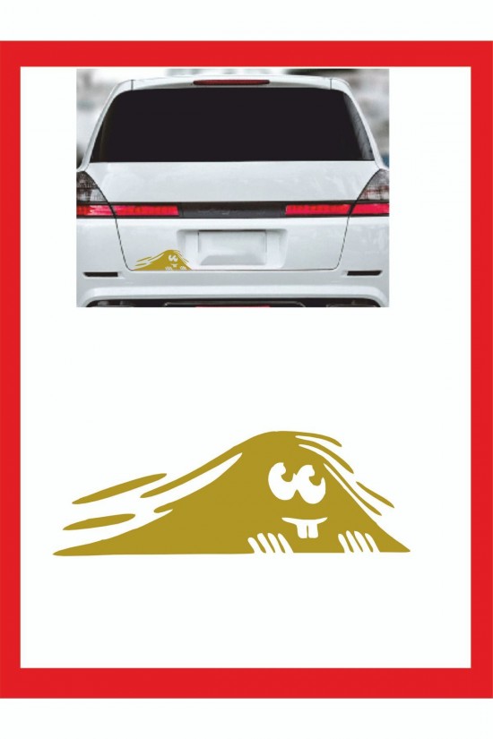 Yeni Trend Sevimli Bakan Adam Sticker - Oto Sticker - 20*7cm