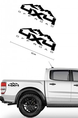 Off Road Dağ Ve 4x4 Sport Sticker 2 Adet 43x32cm Off Road Dağ Ve 4x4 Sport Sticker 2 Adet 43x32cm