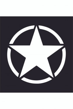 Offroad U.s Army Sticker (2 ADET) ( Beyaz)