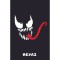 Venom uzun dil Sticker Araba, Motorsiklet, Kask, Laptop, Cam Sticker 25x19cm