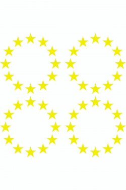 Plaka Yıldızları Sticker