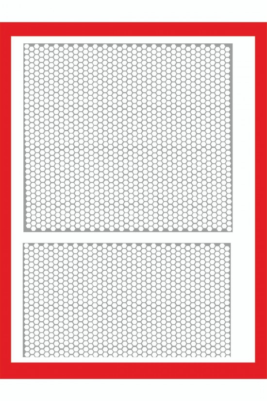 Mini Petek Kaplama Fiorino Arka Çamurluk Için 2 Parça 80*73cm - 80*44cm