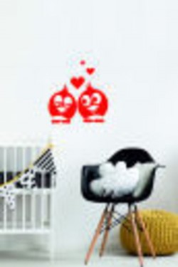 Aşık Kuşlar Priz Sticker-oto Sticker-18x18cm Aşık Kuşlar Priz Sticker-oto Sticker-18x18cm