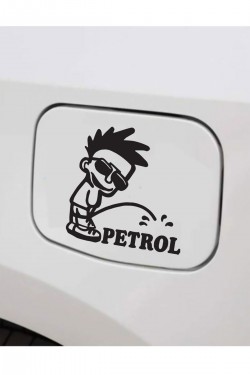 Işeyen Çocuk Depo Kapağı Sticker 11*11 Cm