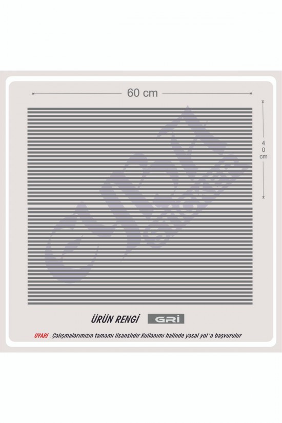 Stop çizgisi her araca uyumlu sağ sol 60x30 2 adet araba sticker oto sticker şerit