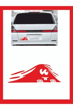 Sevimli Bakan Adam Sticker - - 20x7 cm