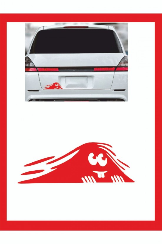 Sevimli Bakan Adam Sticker - - 20x7 cm