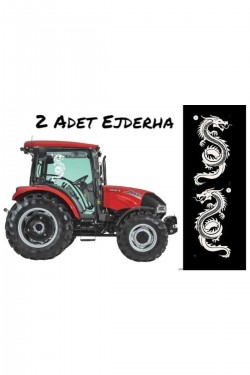 Traktör ejderha uzun tümosan case motor araba araç oto
