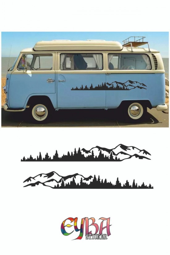 100x17 Cm 2 Adet Dağ Manzara Off Road Kamp Sticker Oto Sticker Araba Sticker Karavan Sticker 100x17 Cm 2 Adet Dağ Manzara Off Road Kamp Sticker Oto Sticker Araba Sticker Karavan Sticker