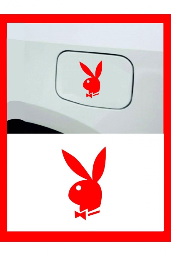 Playboy Sticker Yapıştırma - 9*15cm - Oto Sticker -araba Sticker