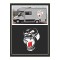 Goril Sticker 62*45cm 1 Adet Kong Kafatası - Oto Sticker - Kamp Sticker - Karavan Sticker