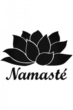 Yoga Namaste Lotus 8 Sticker Araba Oto Arma Duvar Çıkartma 20 cm