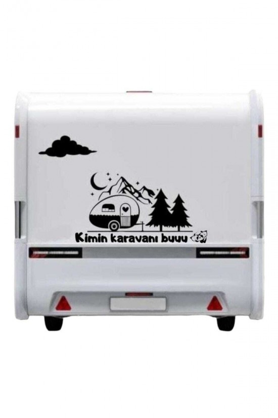 Kimin Karavanı Buuu :) Karavan Kamp Sticker Kimin Karavanı Buuu :) Karavan Kamp Sticker