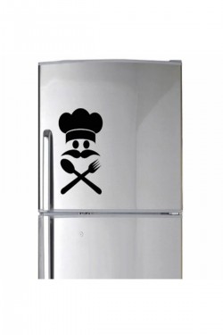Buzdolabı Aşçı Sticker