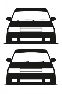 Şahin Oto Sticker 2 Adet 9x15 Cm Siyah Şahin Oto Sticker 2 Adet 9x15 Cm Siyah