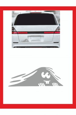 Yeni Trend Sevimli Bakan Adam Sticker - Oto Sticker - 20*7cm