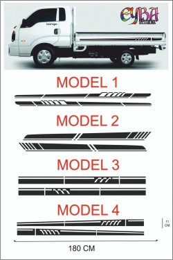 Kamyonet Kasa Sticker -oto Sticker -araba Sticker - 190x11cm 2 Adet