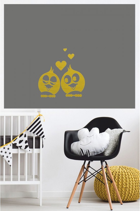 Aşık Kuşlar Priz Sticker-oto Sticker-18x18cm Aşık Kuşlar Priz Sticker-oto Sticker-18x18cm