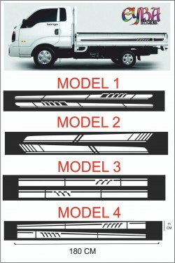 Kamyonet Kasa Sticker -oto Sticker -araba Sticker - 190x11cm 2 Adet
