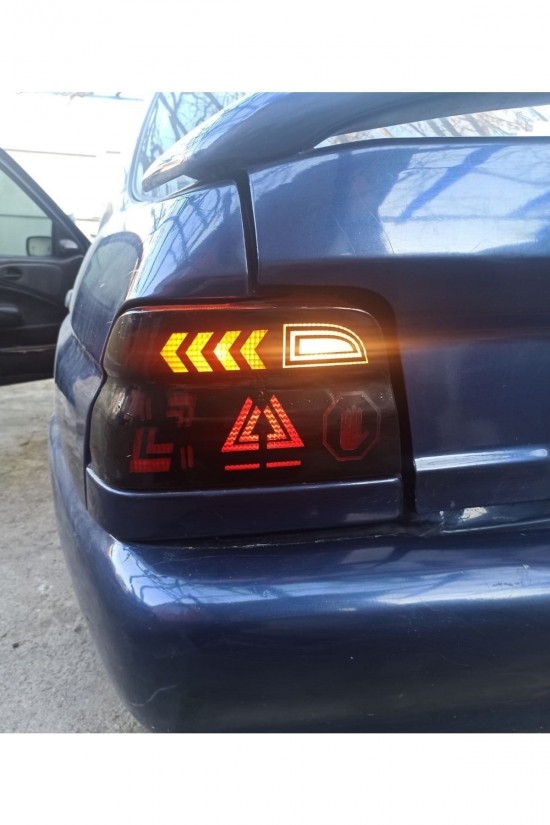 Es Cort Stop Farı Led Görünümlü Folyo Sticker Kaplama Orjinal Çizim-birebir Uyumlu