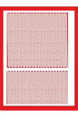 Mini Petek Kaplama Fiorino Arka Çamurluk Için 2 Parça 80*73cm - 80*44cm