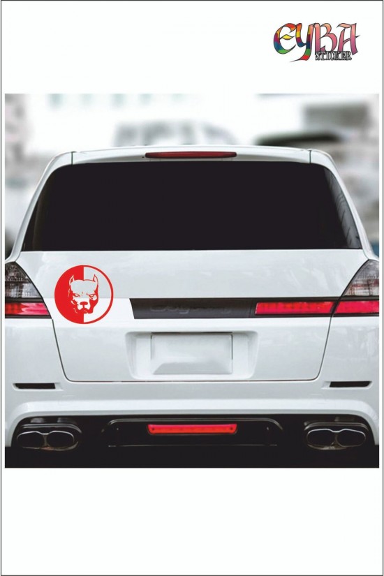 Pitbull Sticker 15*15 Cm - Oto Sticker - Araba Çıkartma Pitbull Sticker 15*15 Cm - Oto Sticker - Araba Çıkartma