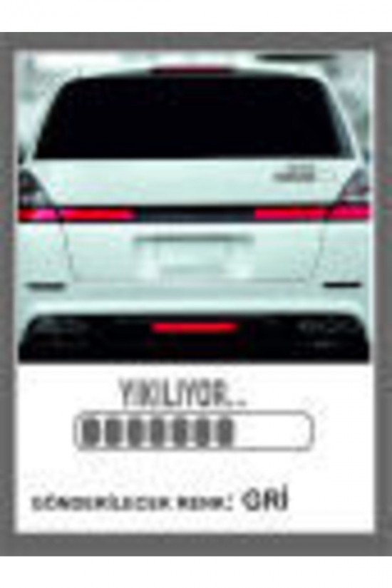 Yıkılıyor Sticker -20x6cm- 1 Adet- Oto Sticker ,traktör Sticker,karavan Sticker,motorsikler Sticker