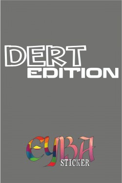 20x8cm Dert Edition Oto Sticker -araba Sticker - Duvar Sticker