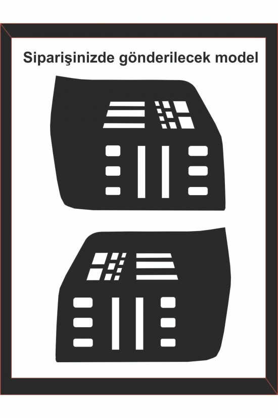 Fiat Uno Stop Farı Led Görünümlü Folyo Kaplama Fiat Uno Stop Farı Led Görünümlü Folyo Kaplama