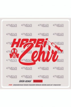 Harbi zehir 16x8cm oto sticker motor sticker karavan yapıştırma çıkartma taksi