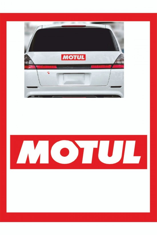 Motul Sticker 20*7cm - Oto Sticker - Araba Çıkartma