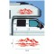 100x28cm Ağaç Dağ Araba Dekor Orman Sticker - Off Road - Karavan - Oto Sticker -
