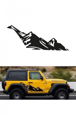 Off Road Dağ Sticker - Yan Kapı Stıcker 58x25cm 2 Adet