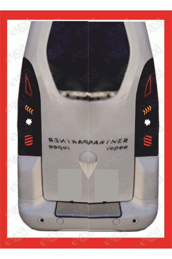 Berlingo- Partner Stop Farı Led Görünümlü Folyo Kaplama - Stop Kaplama -Çizim-Birebir Uyumlu Berlingo- Partner Stop Farı Led Görünümlü Folyo Kaplama - Stop Kaplama -Çizim-Birebir Uyumlu