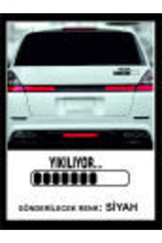 Yıkılıyor Sticker -20x6cm- 1 Adet- Oto Sticker ,traktör Sticker,karavan Sticker,motorsikler Sticker