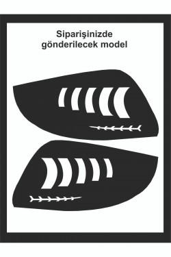 Fiat Linea Stop Farı Led Görünümlü Folyo Kaplama - Stop Kaplama Linea -model 1