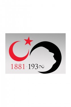 Atatürk Anma Sticker, 10 Kasım 1938, Ay Yıldız Sticker, Oto Sticker, Araç Aksesuar