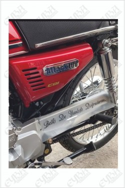 Belkide Yanlıştı Doğrularım... Motorsiklet Yazı Araba Yazı Sticker 40x6cm