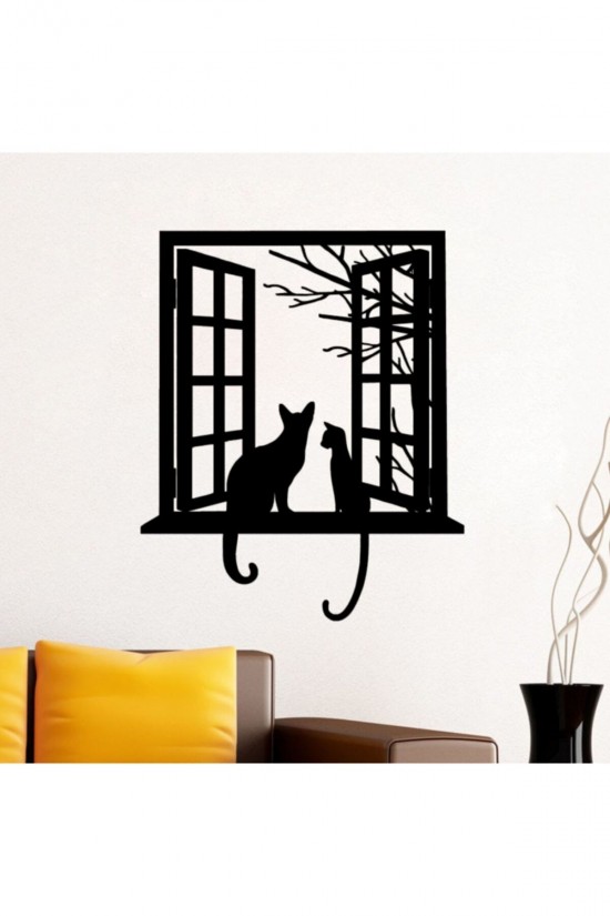 Camdaki Kediler Sticker